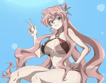Two-Tone Slingshot Swimsuit