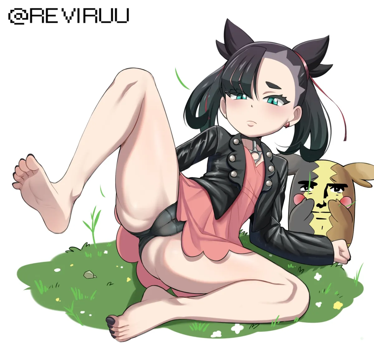 Marnie (Pokemon), Morpeko by Reviruu