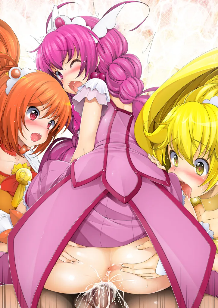 Kise Yayoi, Hino Akane (Precure) by Fumihiko (Fu Mihi Ko)