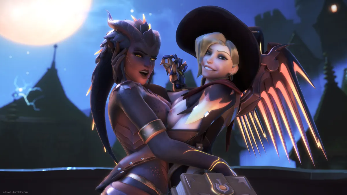 Mercy (Overwatch), Witch Mercy by Ellowas