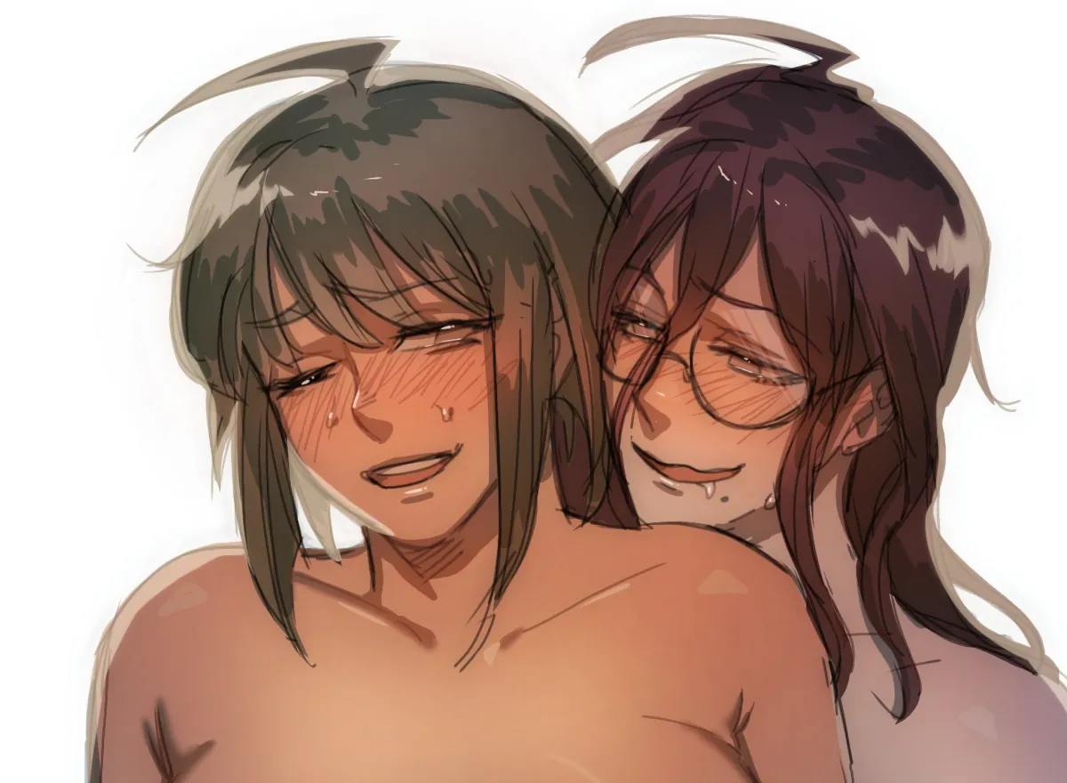 Fukawa Toko, Naegi Komaru by Jennzcc 2