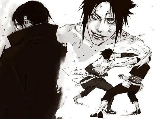 Uchiha Sasuke, Uchiha Itachi by Lily (Artist)