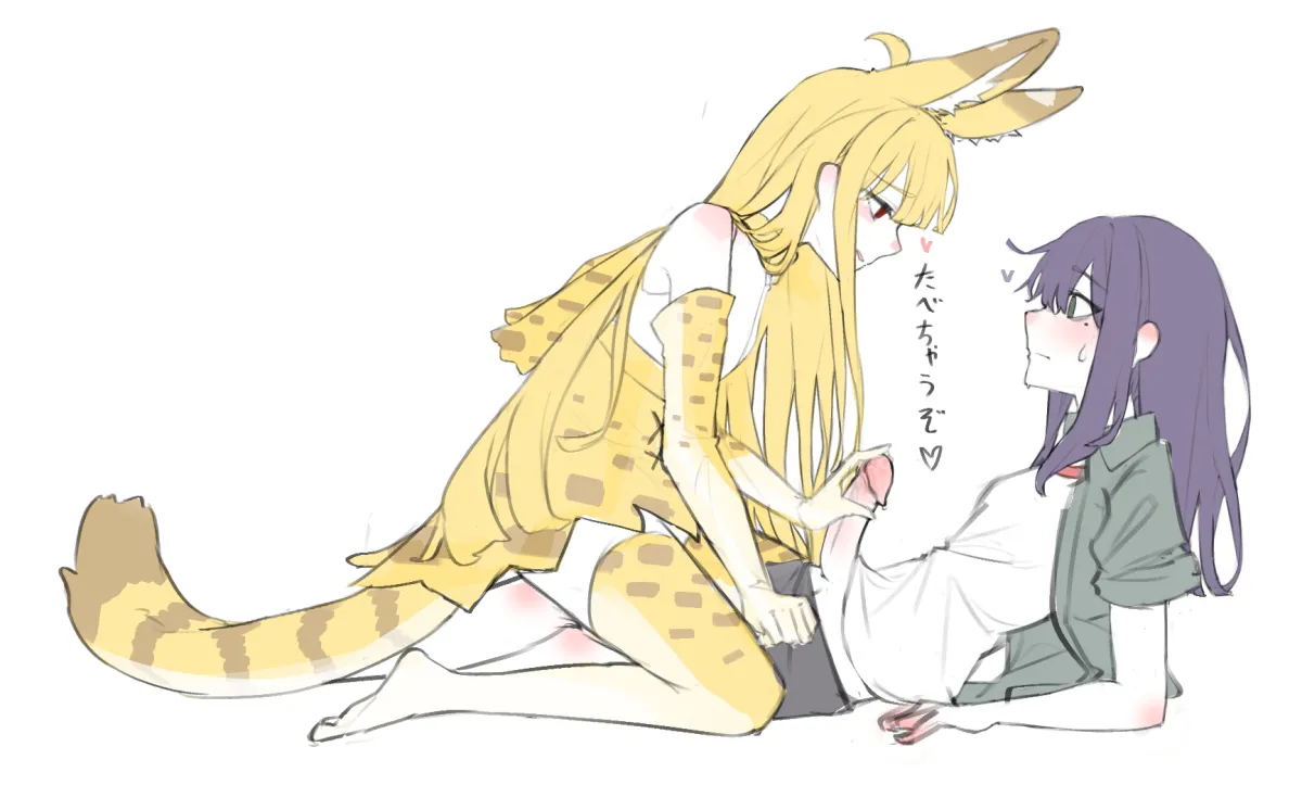 Sakayori Iroha, Serval (Kemono Friends) by Sasa Fune