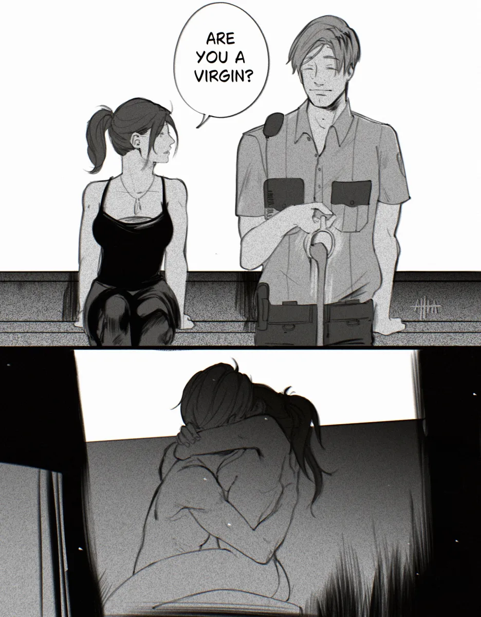 Leon S. Kennedy, Claire Redfield by Attia