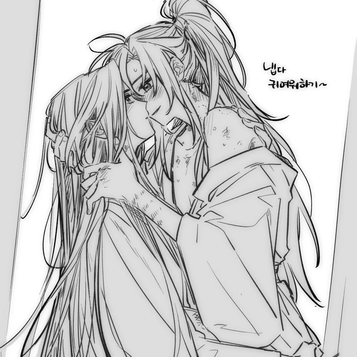 Wei Wuxian, Lan Wangji by Melmerry