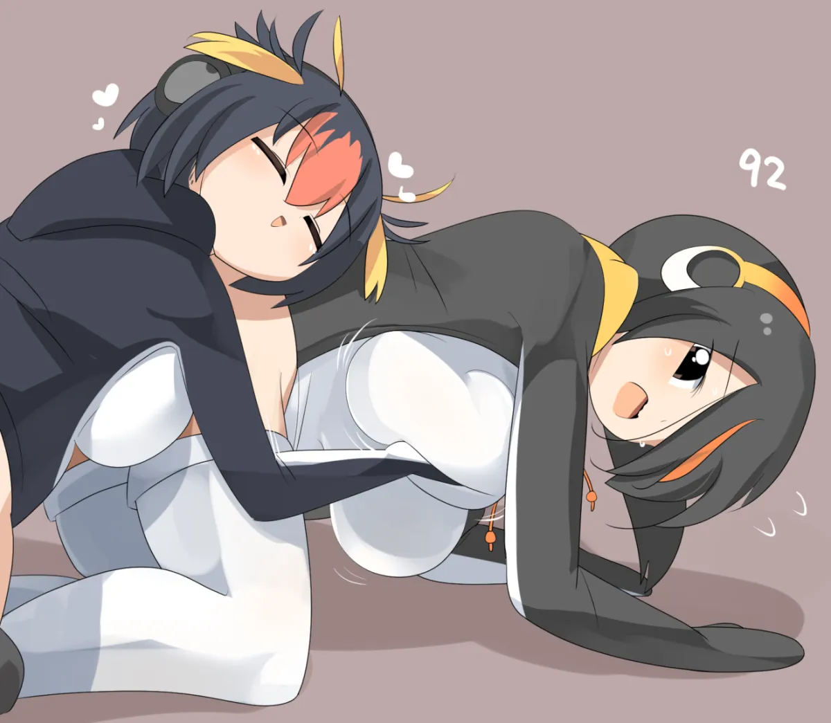 Emperor Penguin (Kemono Friends), Southern Rockhopper Penguin (Kemono Friends) by Lets0020