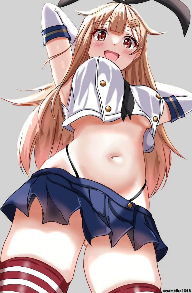 Shimakaze (Kancolle), Yuudachi (Kancolle) by Yamabiko1358