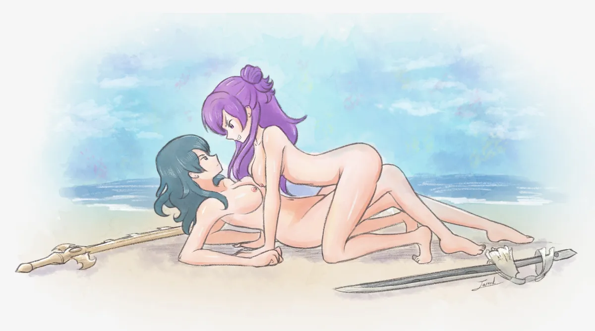 Female Byleth (Fire Emblem), Female Shez (Fire Emblem) by Itsjarrrd