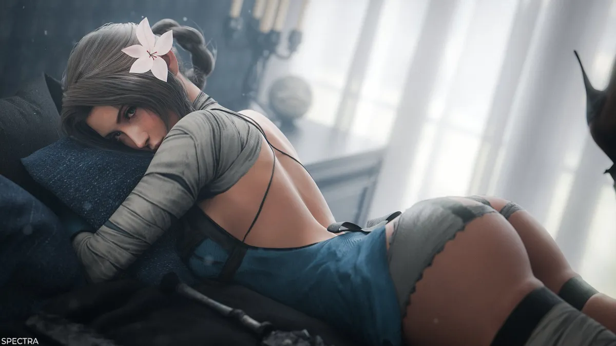 Aerith Gainsborough, Kaine (Nier) by Spectra 3D