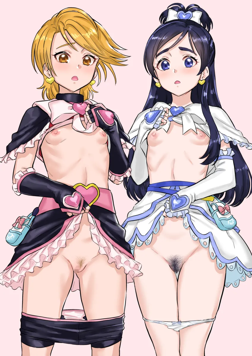 Misumi Nagisa, Yukishiro Honoka by Kuppipi Ramutarou