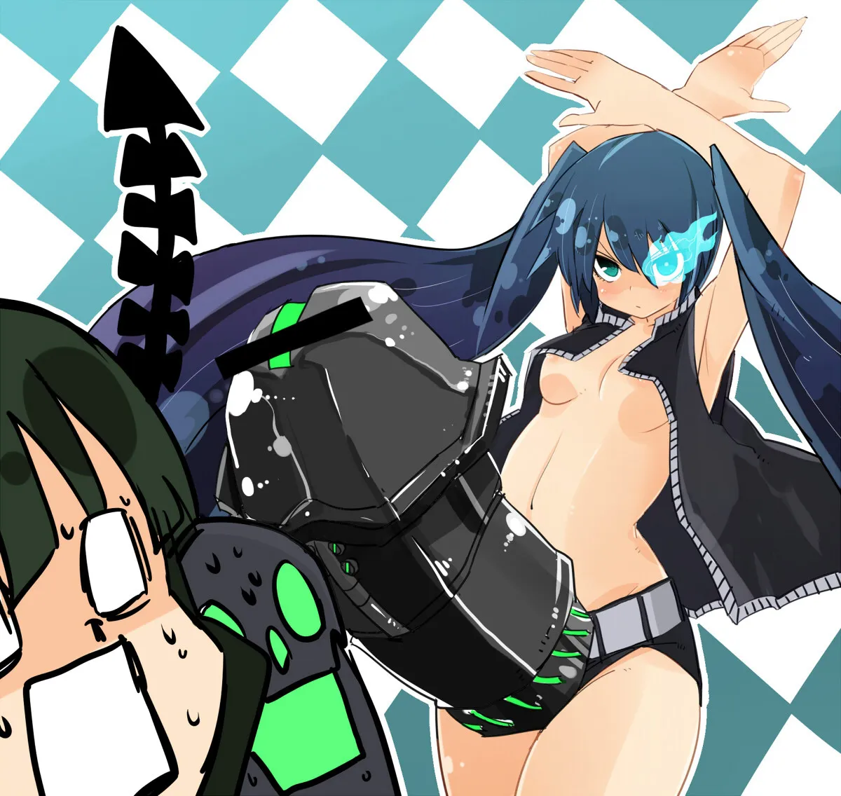 Black Rock Shooter (Character), Dead Master by Hibimegane