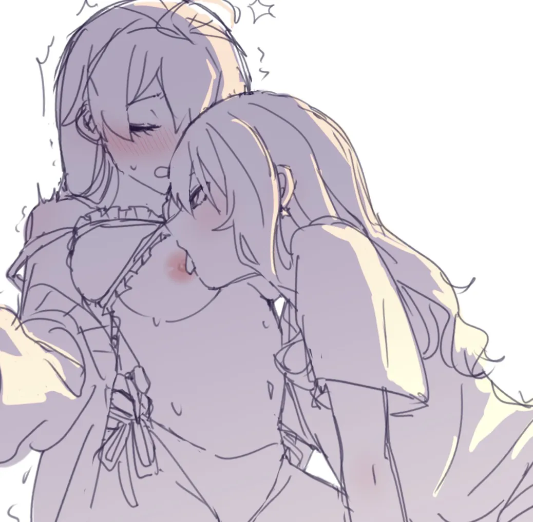 Hoshimachi Suisei, Sakura Miko by Zatta Zmm