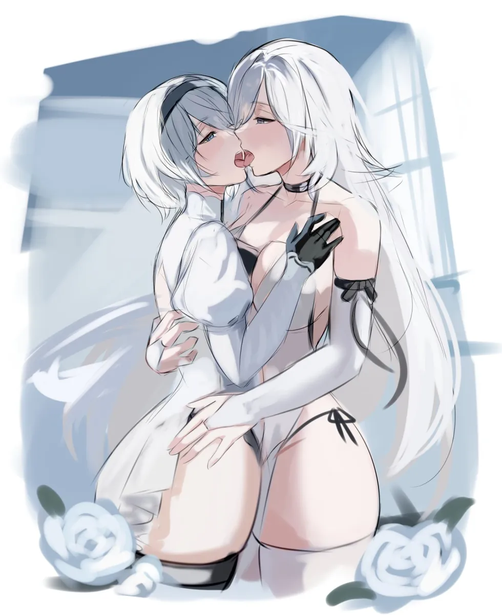 2B (Nier:automata), A2 (Nier:automata) by Chiyu1182