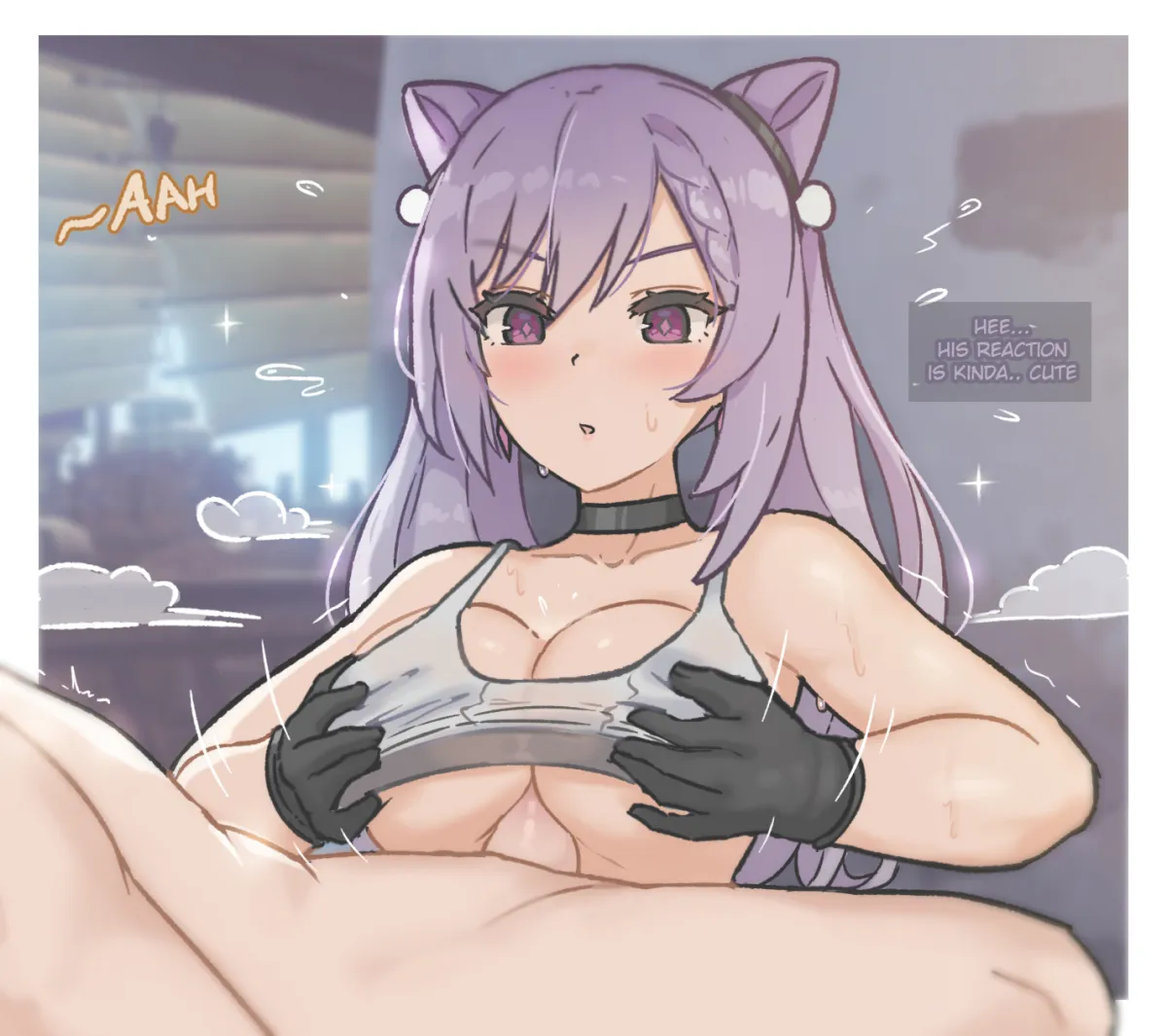 Keqing (Genshin Impact) by Valenthania