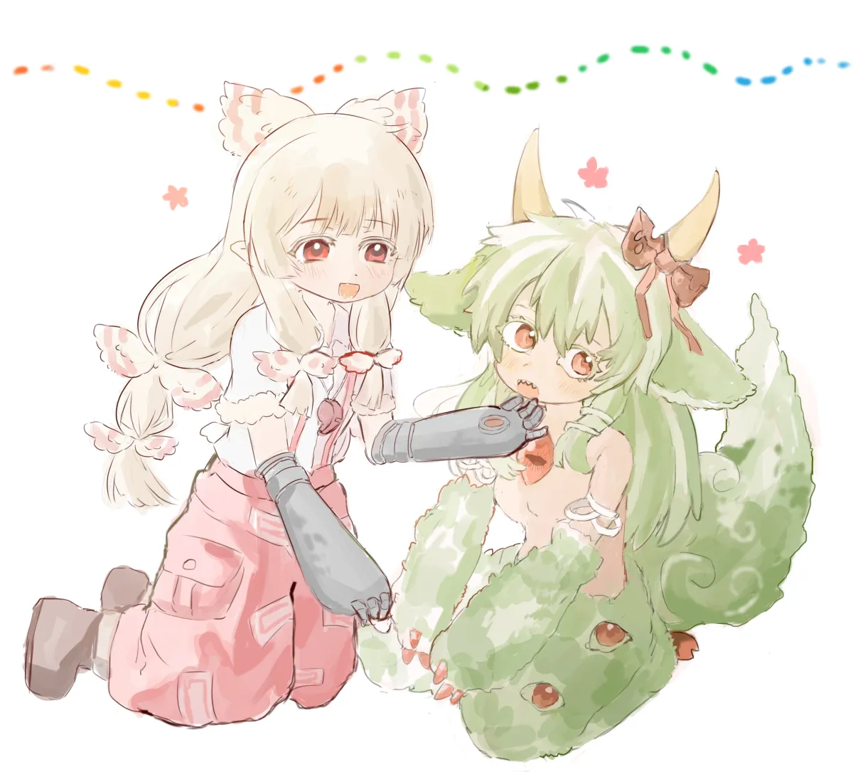 Fujiwara No Mokou, Kamishirasawa Keine by Miaoliang01075