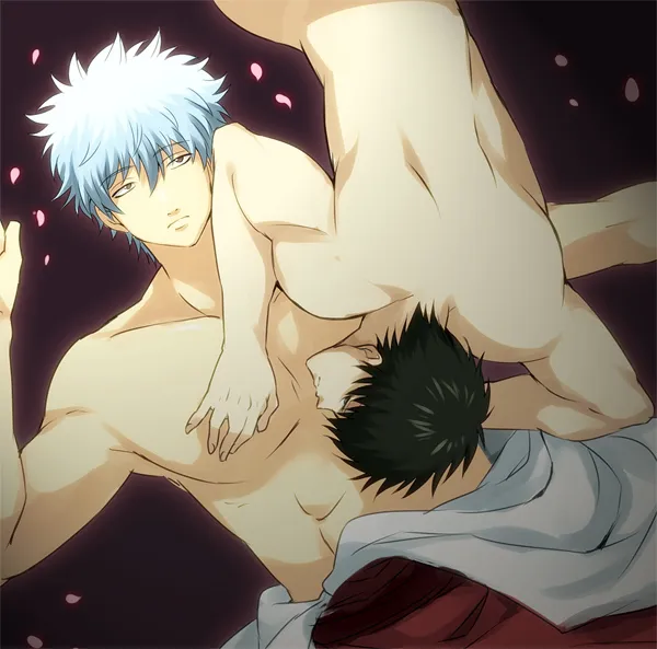 Sakata Gintoki, Hijikata Toushirou by Maruki (Punchiki)