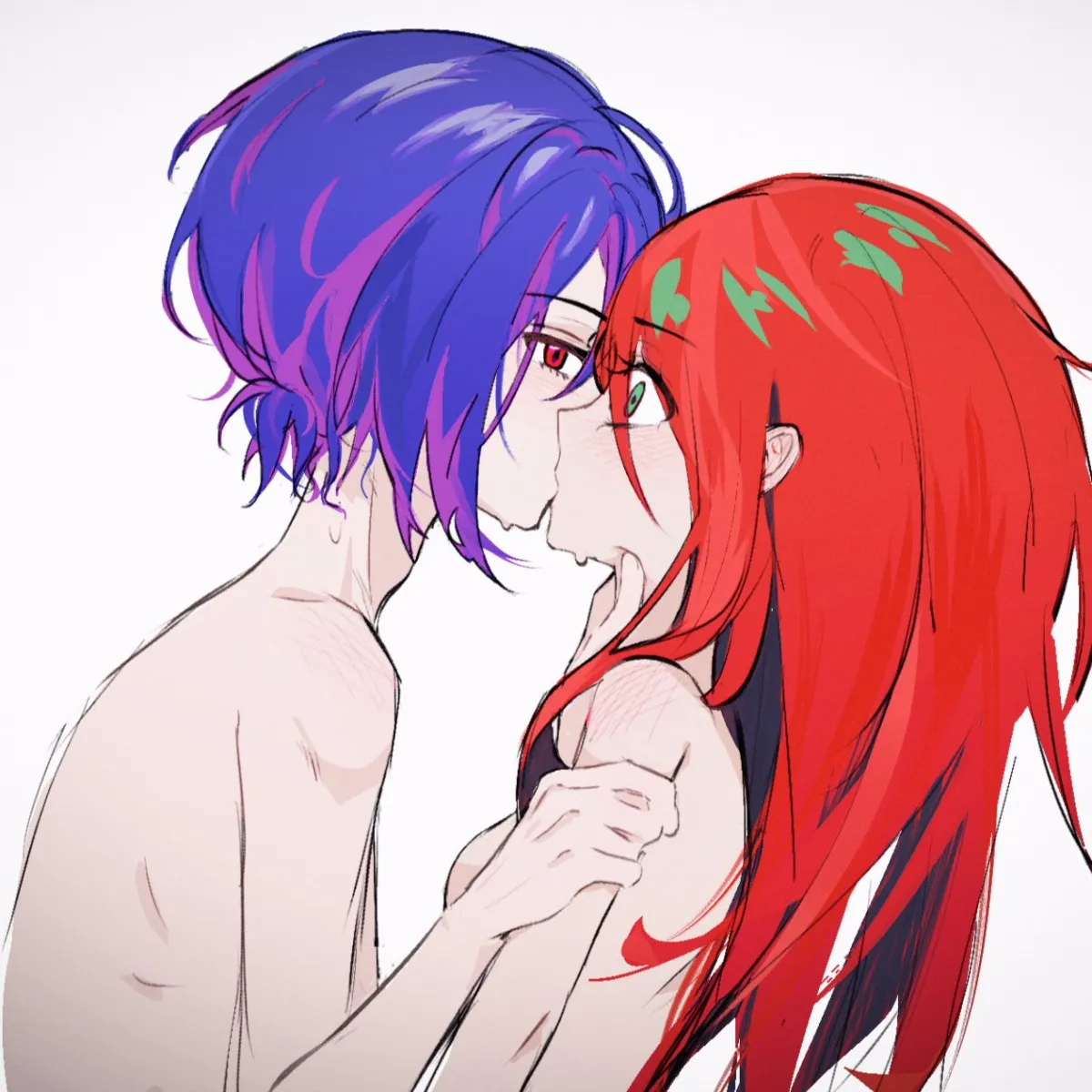 Amate Yuzuriha, Shuji Ito by Wohaolana