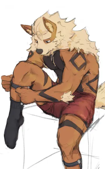 Red Male Underwear