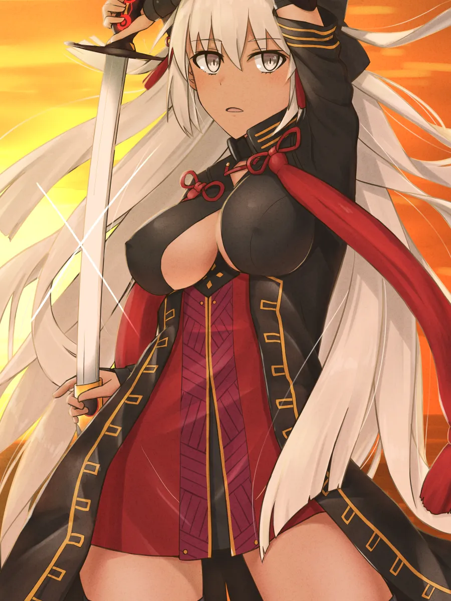 Okita Souji (Fate), Okita Souji Alter (Fate) by Elfenlied22