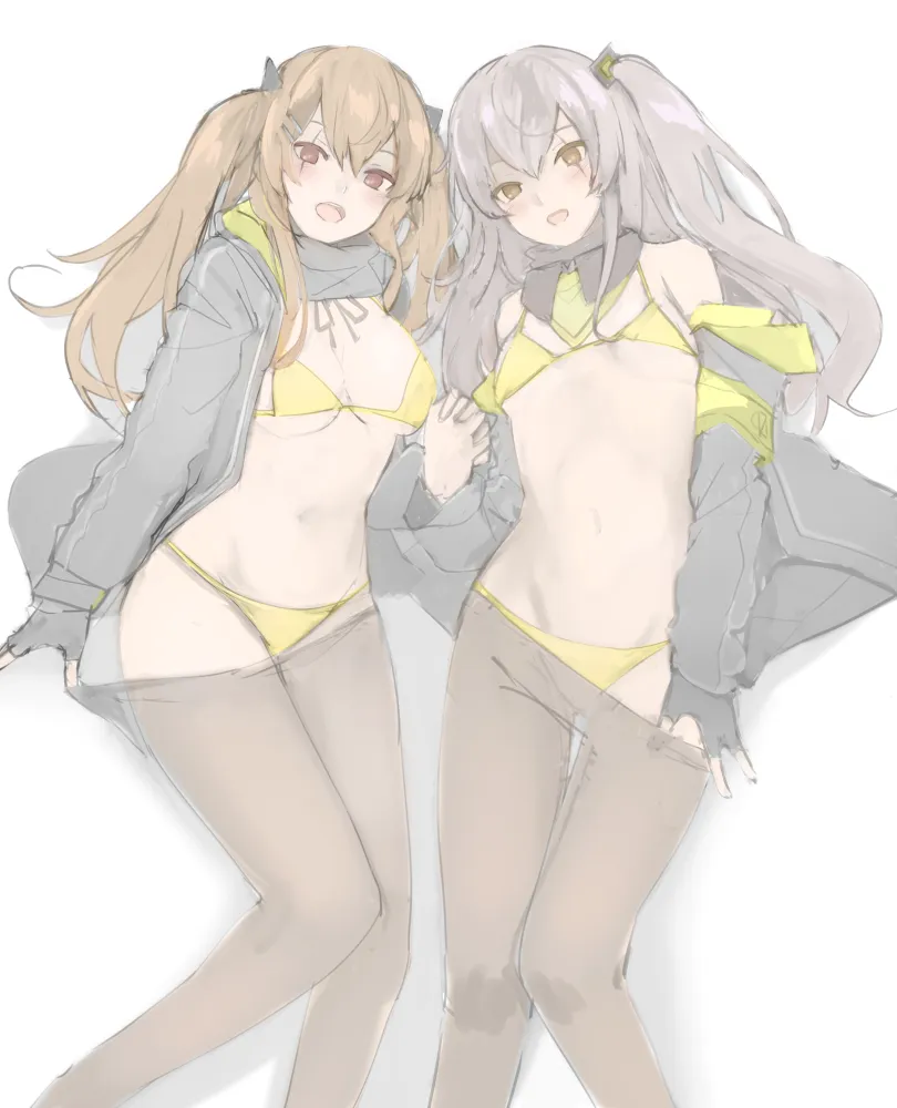 Ump45 (Girls' Frontline), Ump9 (Girls' Frontline) by Mobu