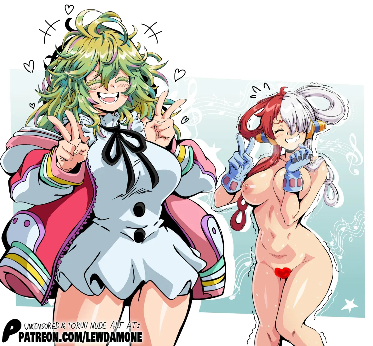 Hagakure Toru, Uta (One Piece) by Lewdamone