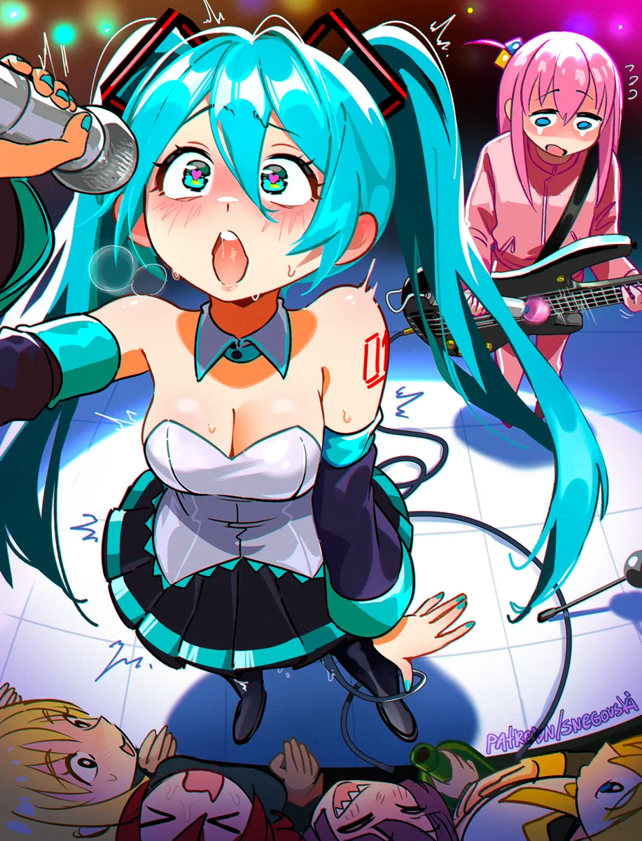 Hatsune Miku, Kasane Teto by Snegovski