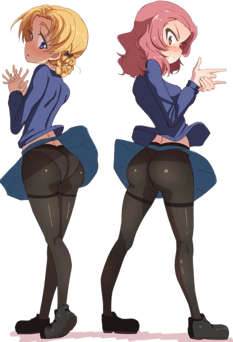 Orange Pekoe (Girls Und Panzer), Rosehip (Girls Und Panzer) by Jinguu (4839Ms)