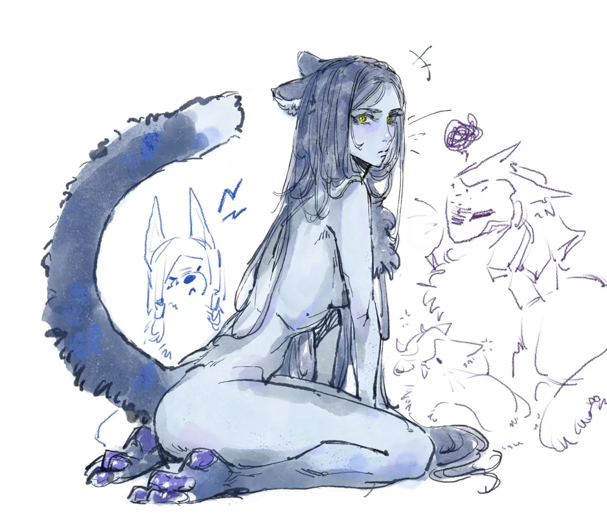 Widowmaker (Overwatch), Pharah (Overwatch) by Blu ( Bluart)