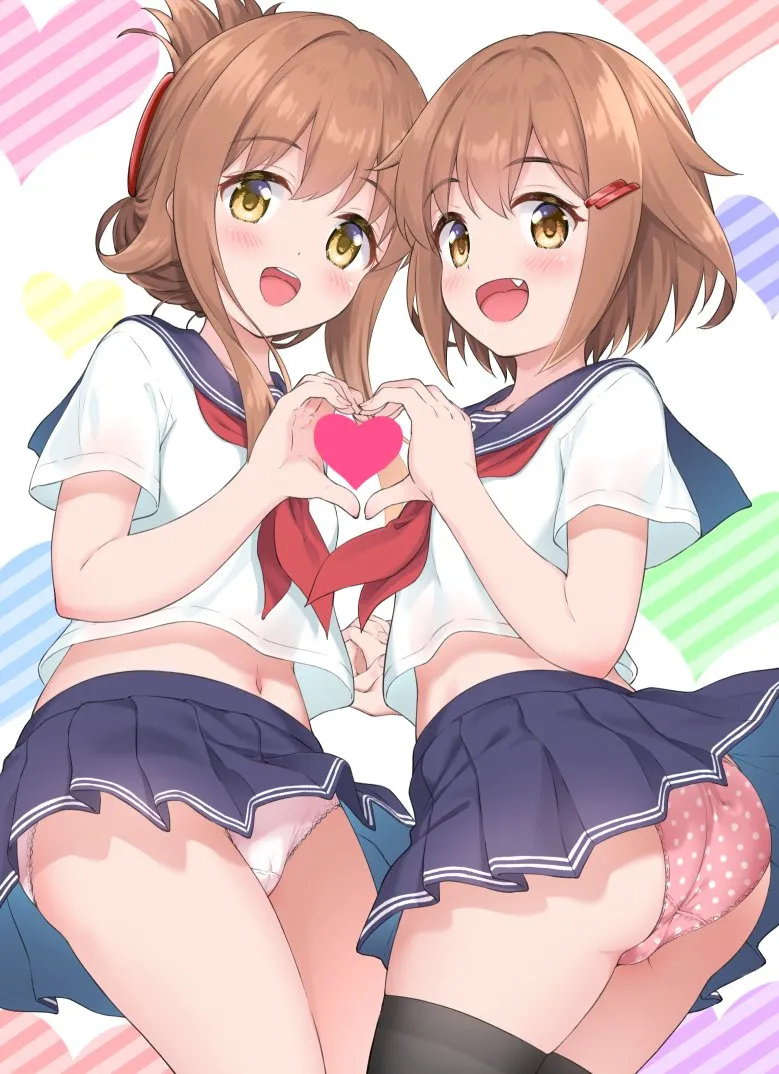 Inazuma (Kancolle), Ikazuchi (Kancolle) by Takoyaki (Takoyaki-Batake)