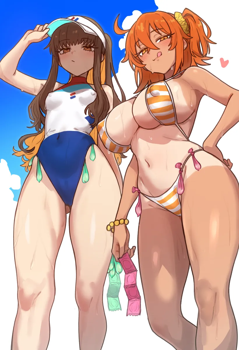 Fujimaru Ritsuka (Female), Kishinami Hakuno (Female) by Ebora