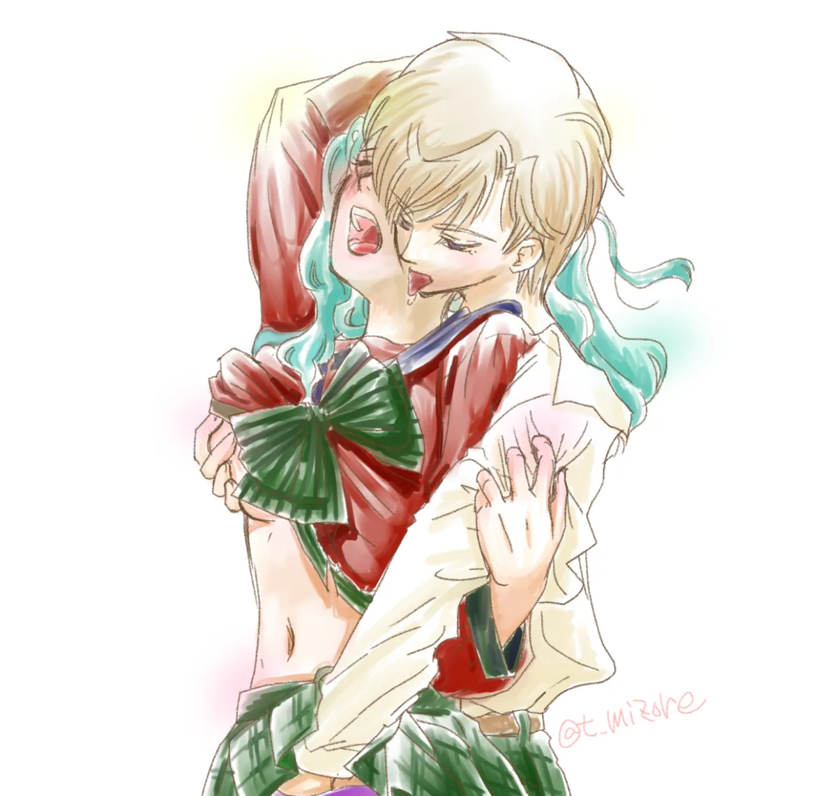 Ten'ou Haruka, Kaiou Michiru by T Mizore