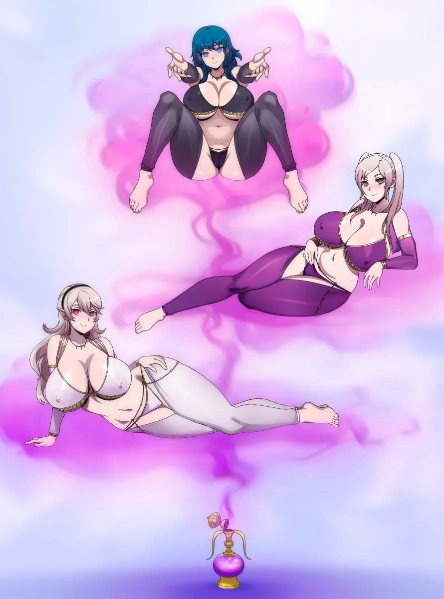 Female Byleth (Fire Emblem), Female Corrin (Fire Emblem) by Shinzu031