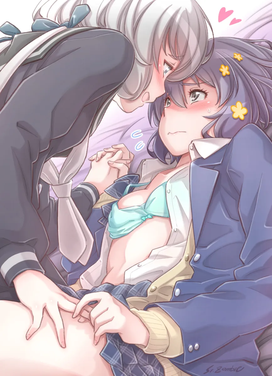 Konno Junko, Mizuno Ai by Studiozombie