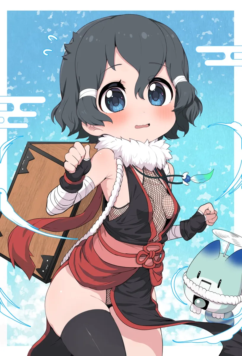 Kaban (Kemono Friends), Lucky Beast (Kemono Friends) by Ransusan