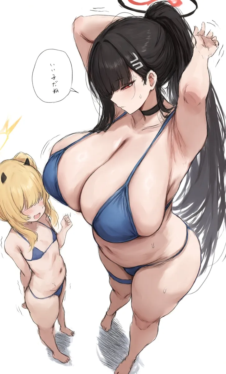 Rio (Blue Archive), Ibuki (Blue Archive) by D3Xrk