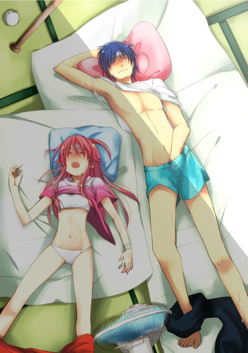 Yui (Angel Beats!), Hinata Hideki by Kimura Shiki