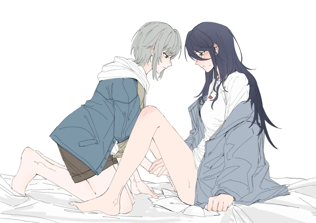 Hoshino Ichika (Project Sekai), Hinomori Shiho by Snozxietsk