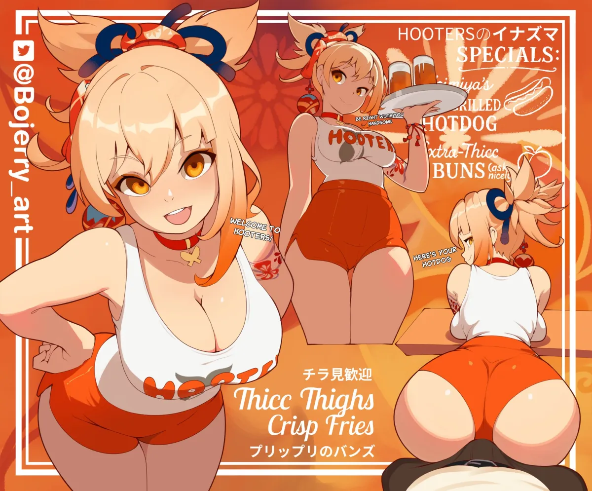 Yoimiya (Genshin Impact) by Bojerry Art