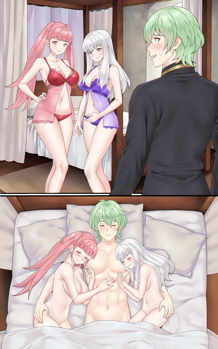Male Byleth (Fire Emblem), Hilda Valentine Goneril by Redkite333