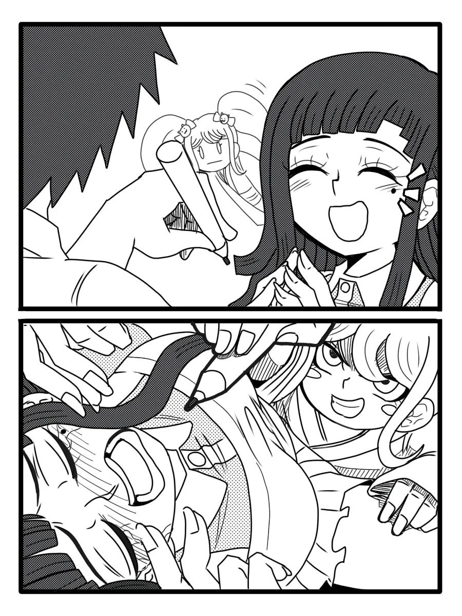 Hinata Hajime, Tsumiki Mikan by Jan1214