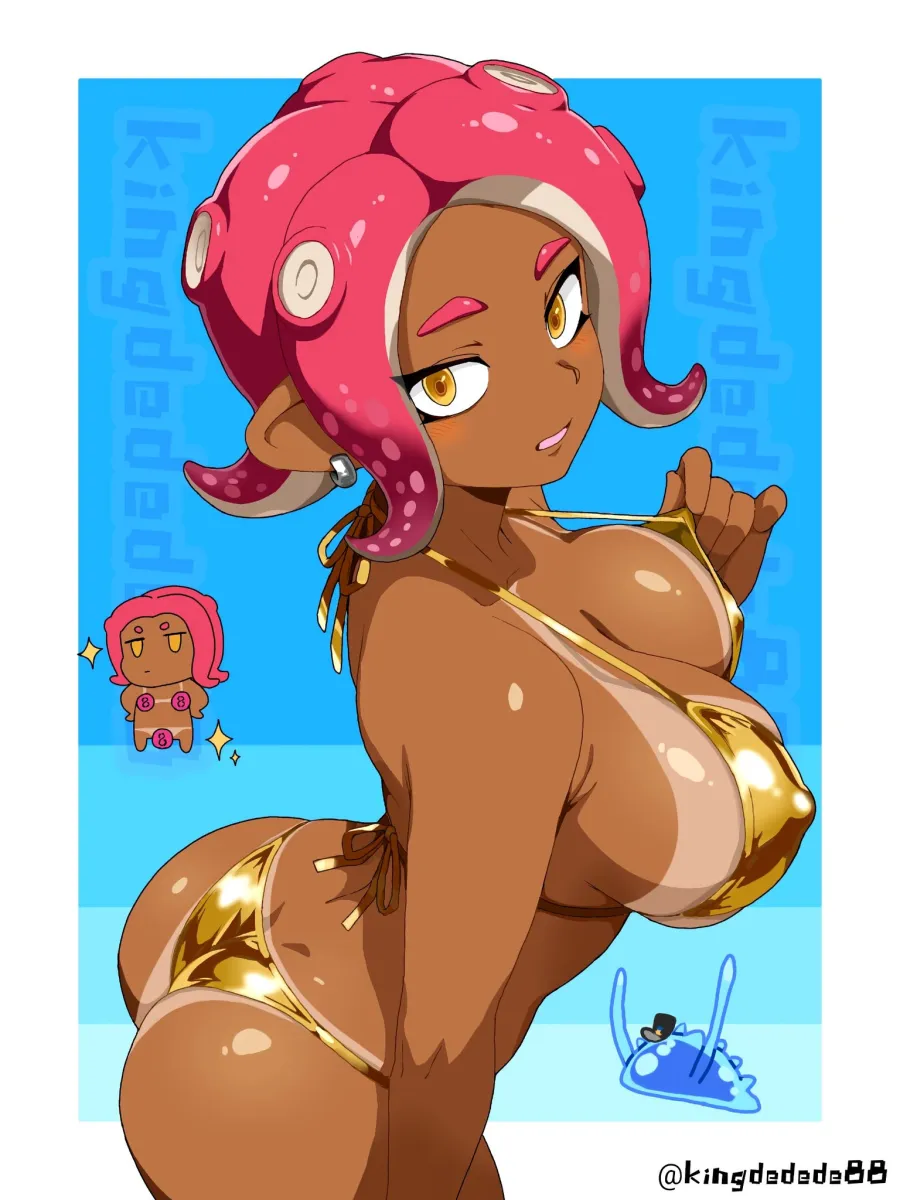 Octoling Player Character, Octoling Girl by Kingdedede88