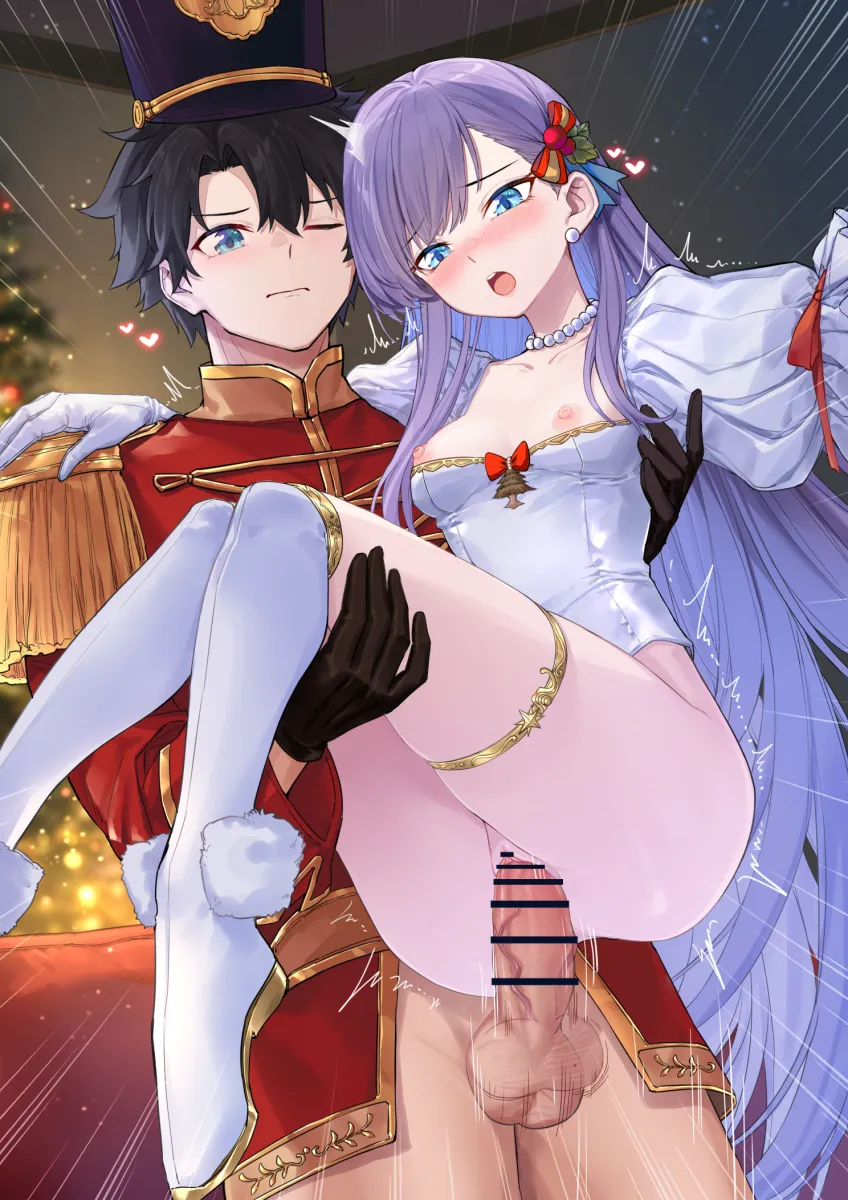 Fujimaru Ritsuka (Male), Meltryllis (Fate) by Coffeekite