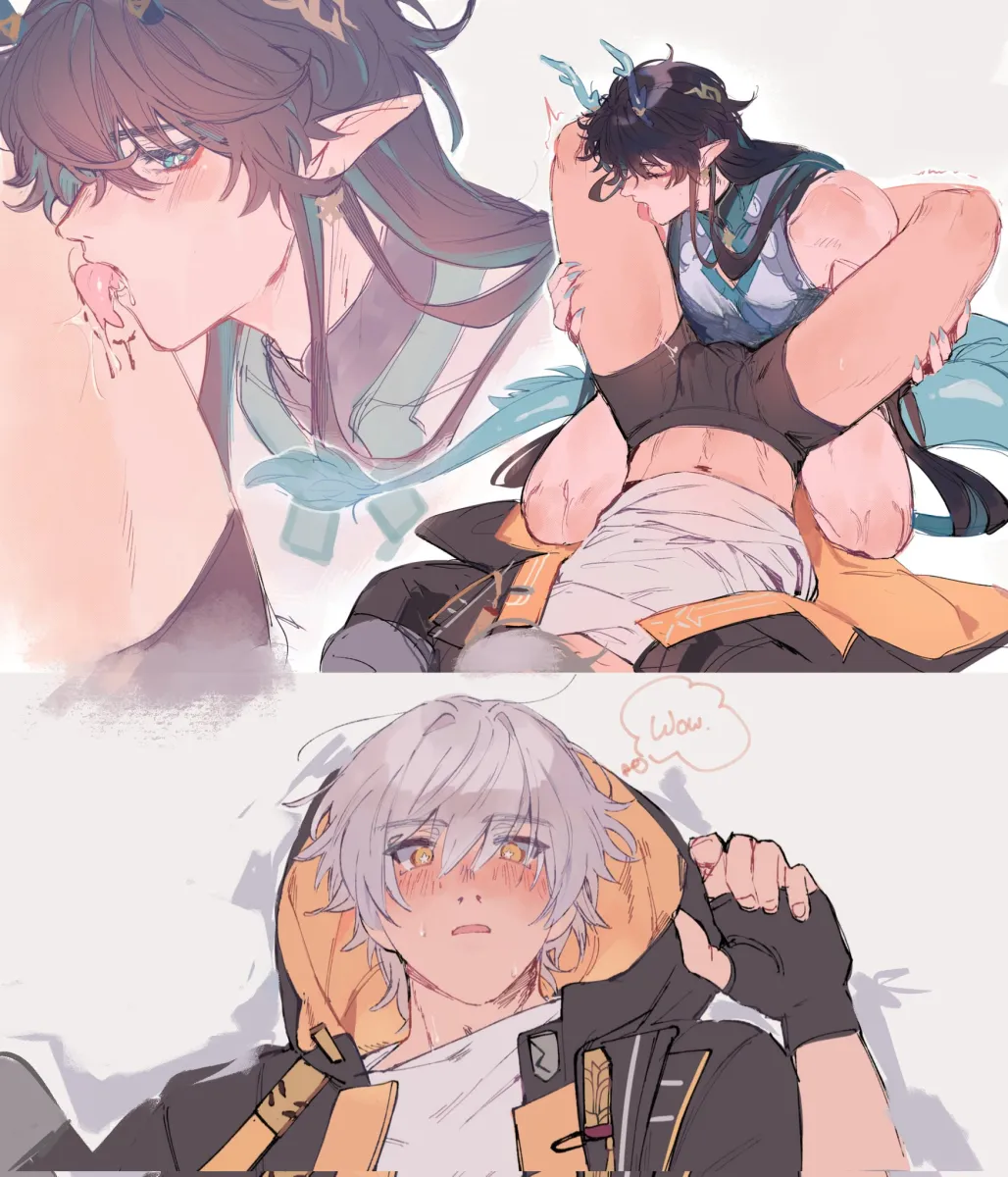 Trailblazer (Honkai: Star Rail), Caelus (Honkai: Star Rail) by Crispyfrites