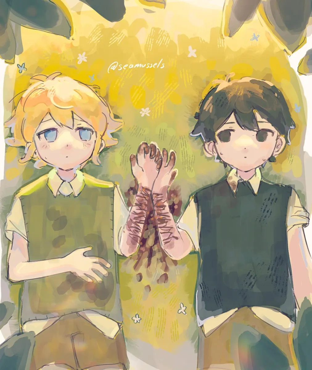 Sunny (Omori), Basil (Omori) by Seamussels