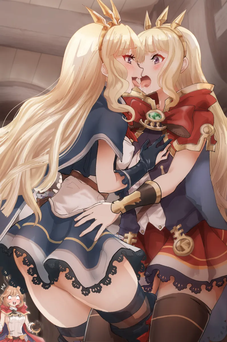 Cagliostro (Granblue Fantasy), Clarisse (Granblue Fantasy) by Kurosususu