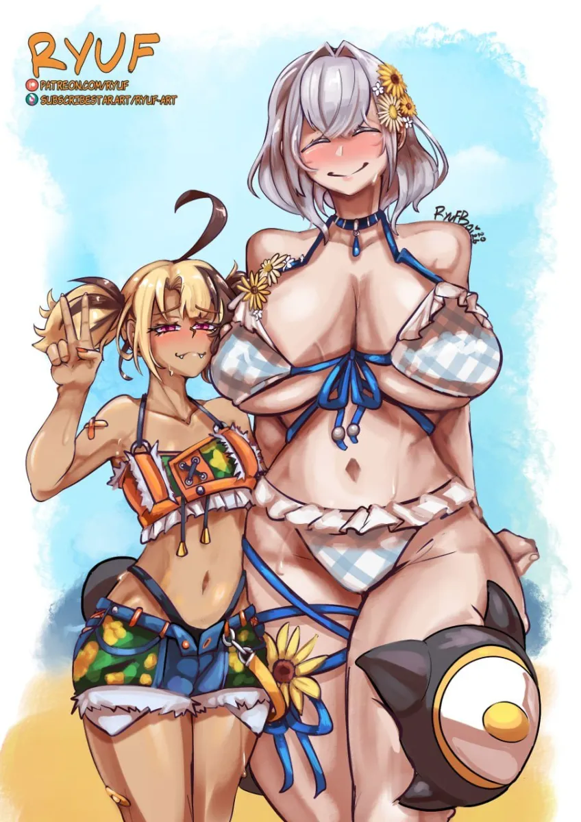 Shirogane Noel, Gigi Murin by Ryufboi