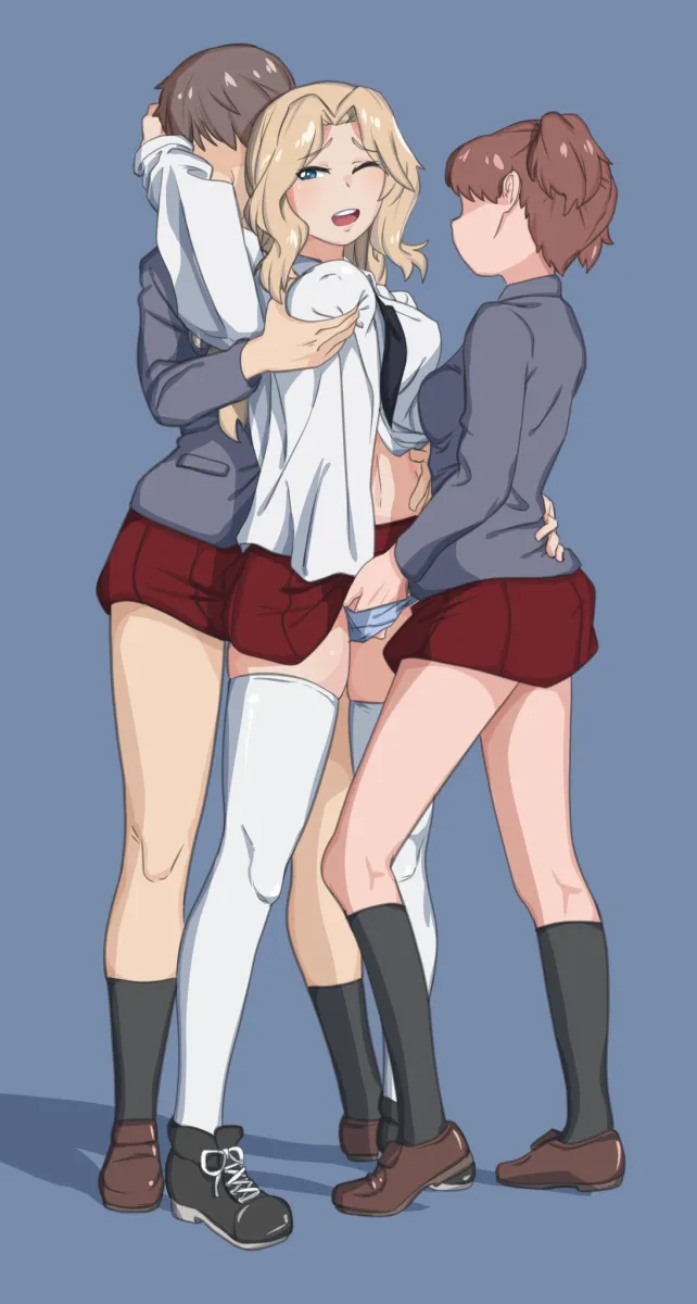 Kay (Girls Und Panzer), Alisa (Girls Und Panzer) by Huaronanago