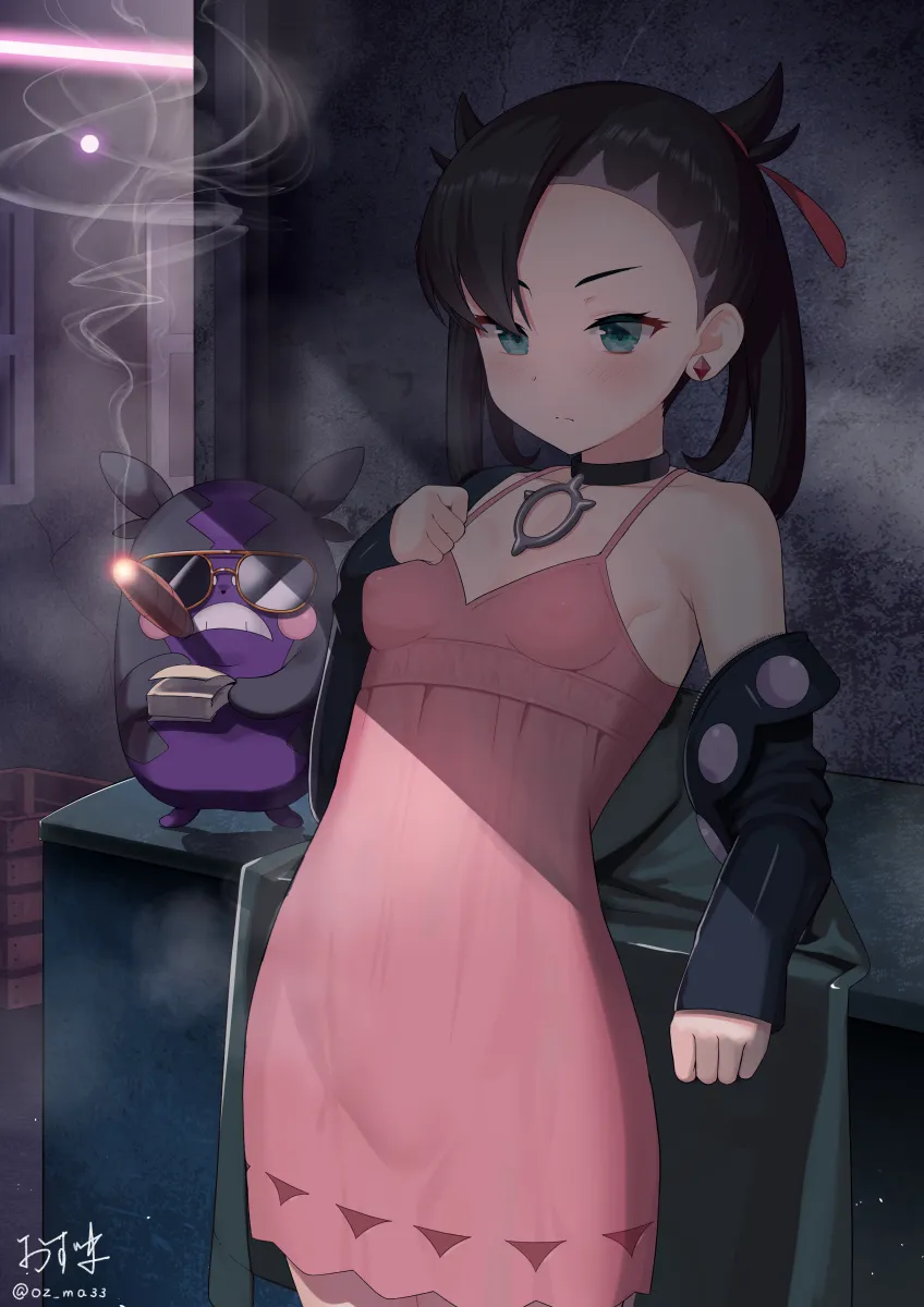 Marnie (Pokemon), Morpeko by Oz Ma33