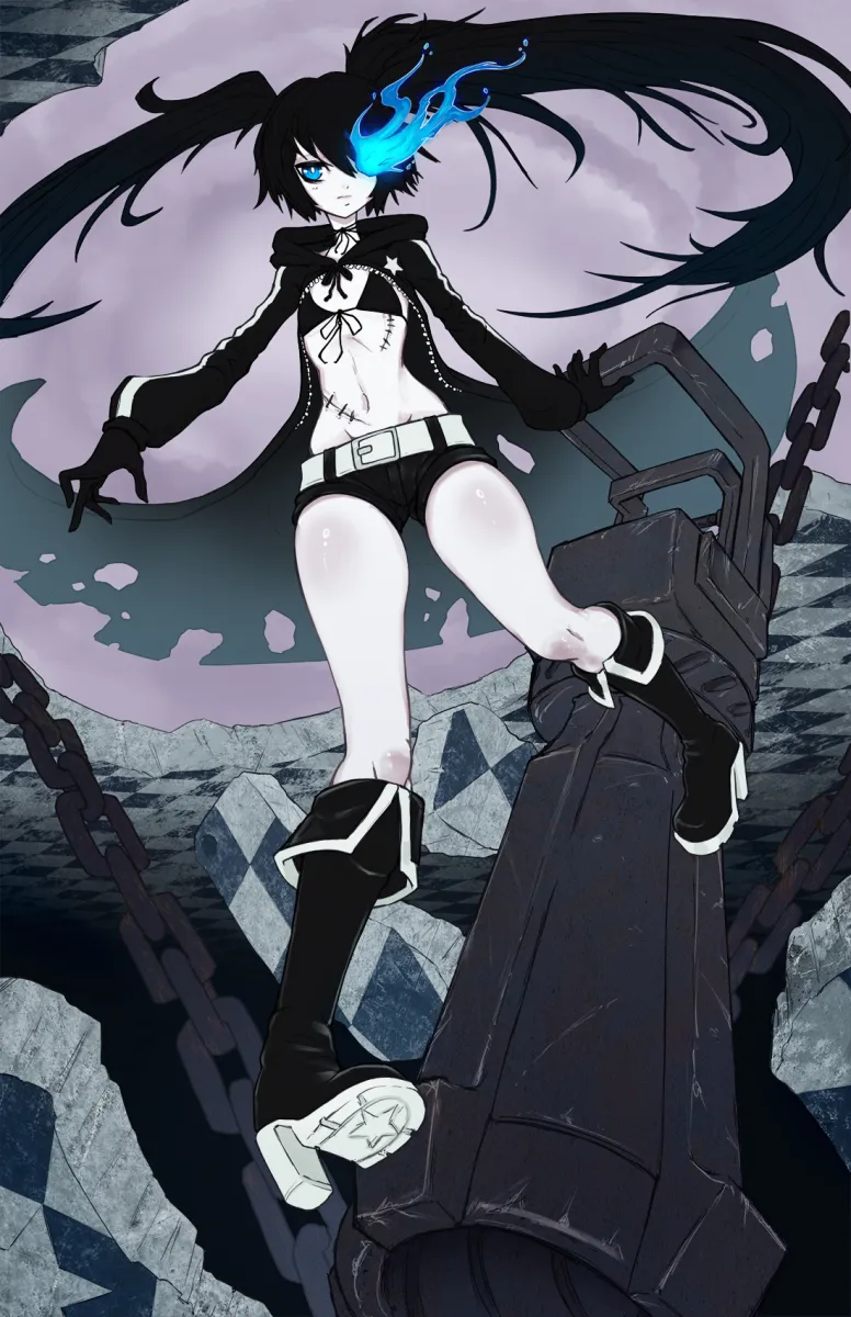 Black Rock Shooter (Character) by Greyishwight