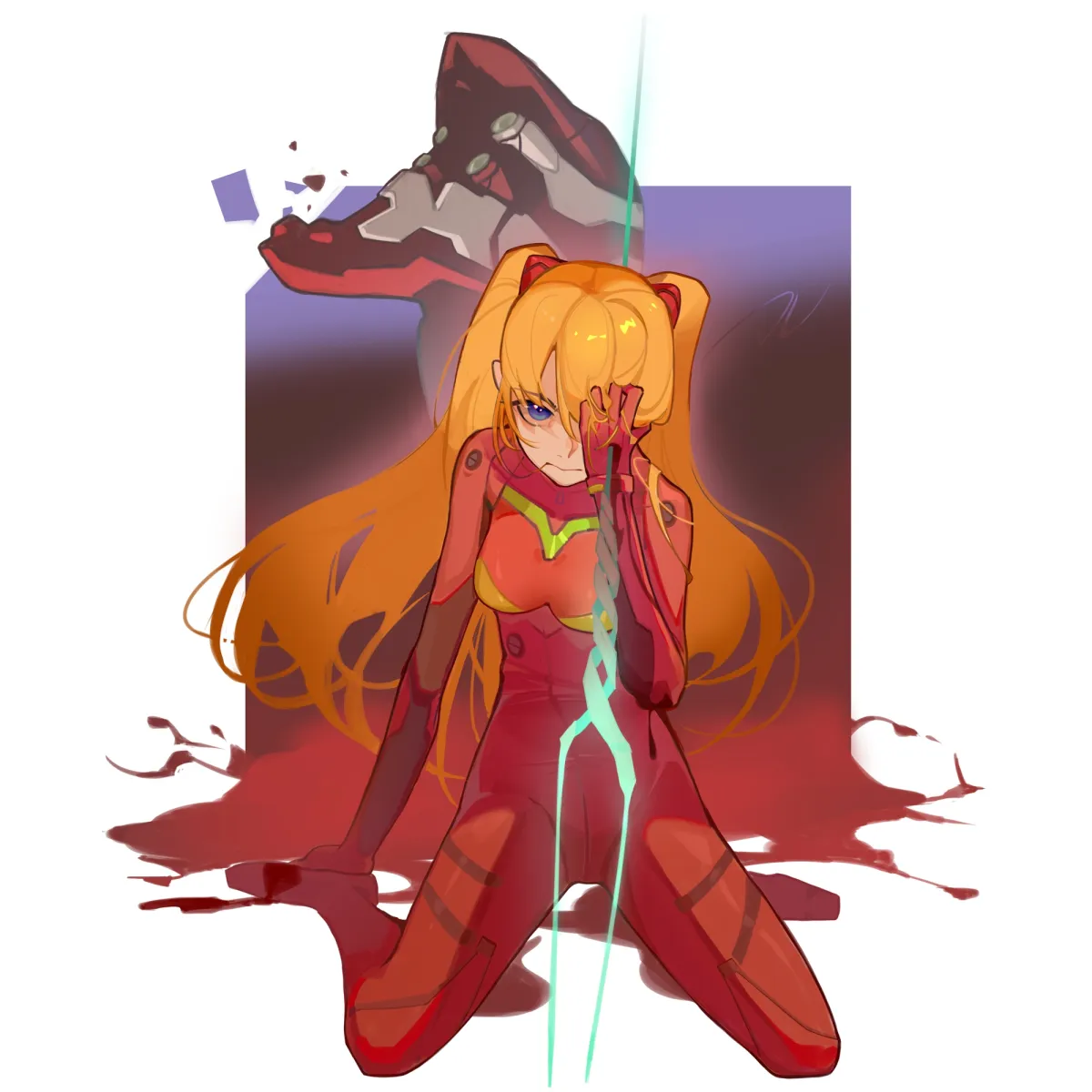 Souryuu Asuka Langley, Eva 02 by Shuishi Tidu